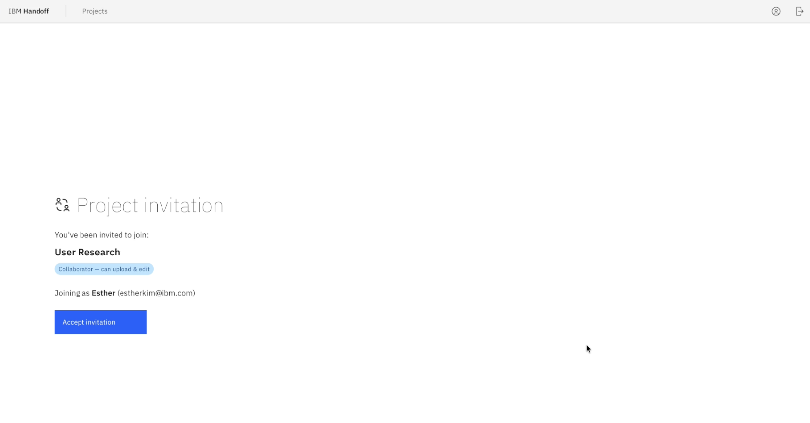 Handoff sharing function