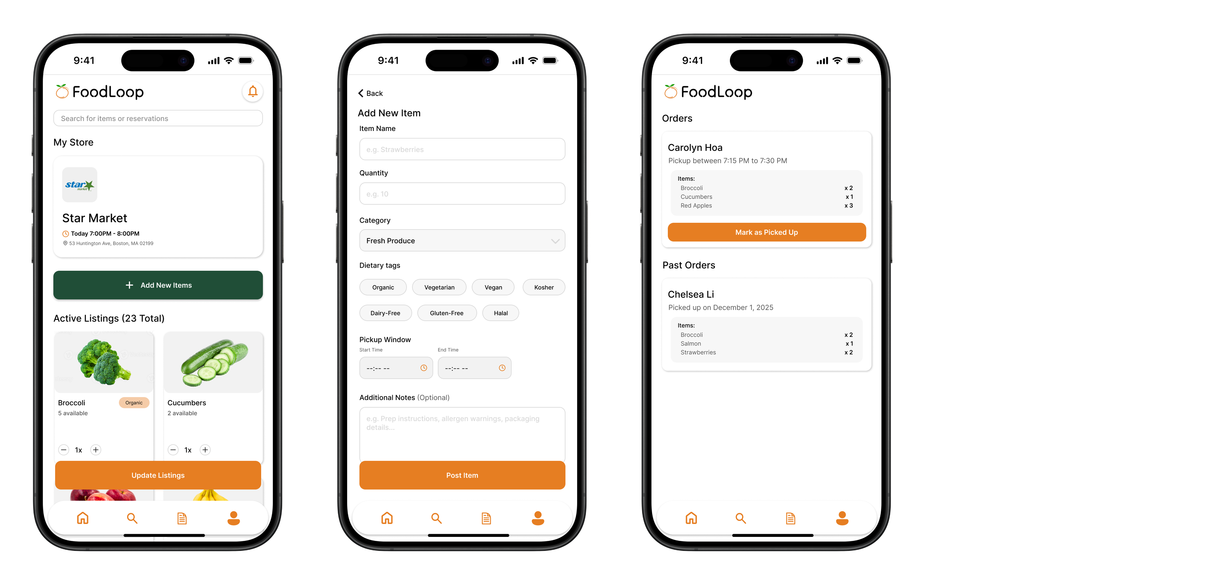 FoodLoop Final Mockup