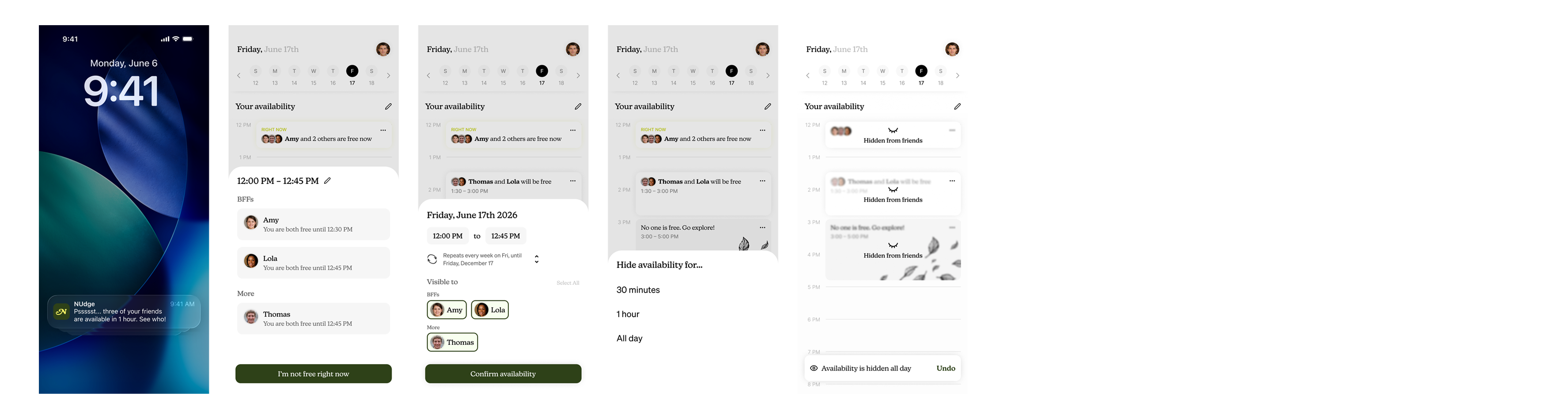 Final NUdge notification screen